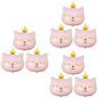  Set of 3 Funny Cat Balloons Foil Cartoon Theme Birthday Decorations