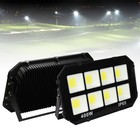 2PCS 400W LED Flood Light Outdoor Stadium Lights Waterproof 6500K Daylight White