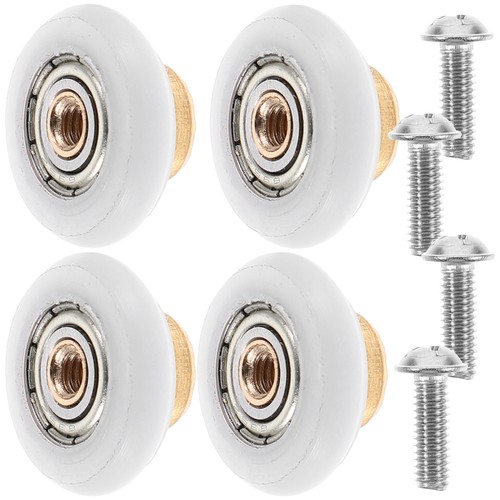 Set of 2 Pulley Accessories Shower Door Sliding Rollers Replacement Parts - Bild 7 von 12