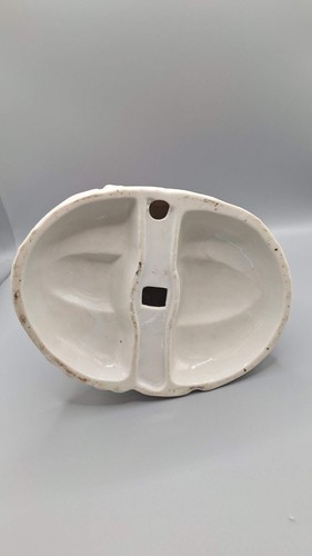 Vintage 1950er viktorianische Dame Herren spielen Musikinstrument Porzellanfigur - Bild 9 von 9