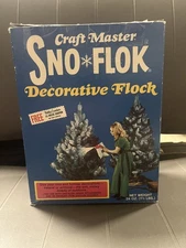 Craft Master Sno Flok Decorative Flock (Vintage Christmas/NOS/24 Ounces)!
