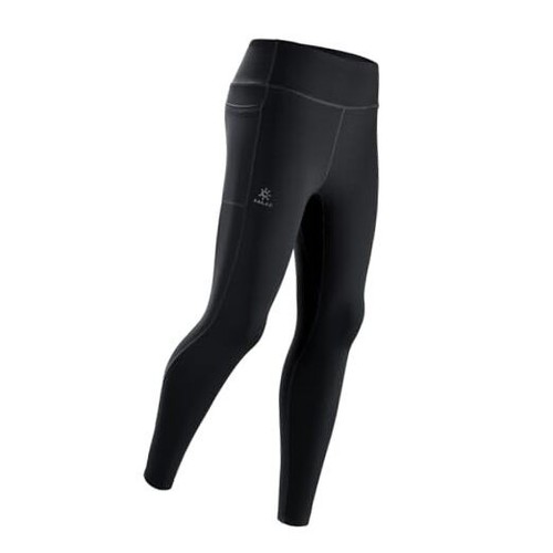 Capri Yoga Pants Leggings Women with Pockets High Waisted Tummy Medium Black