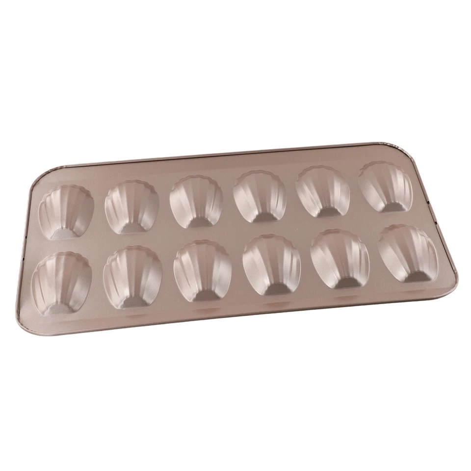 Edelstahl Antihaft Backformen f??r Mini Kuchen und Kekse mit 12 Hohlr?umen - Bild 4 von 4