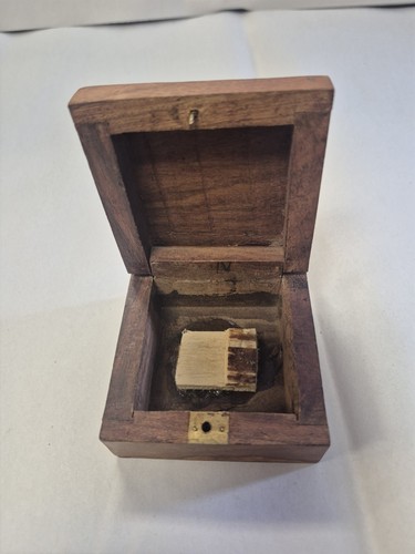 Vintage American Eagle Outfit Maritime Floating Compass In A Walnut Case #R242 - 第 6/11 張圖片