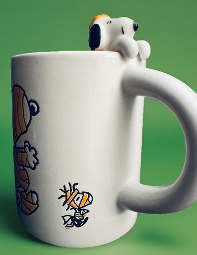 Tazza da caffè Halloween arachidi Snoopy & Woodstock mummia 2 lati - nuova - Foto 4 di 10