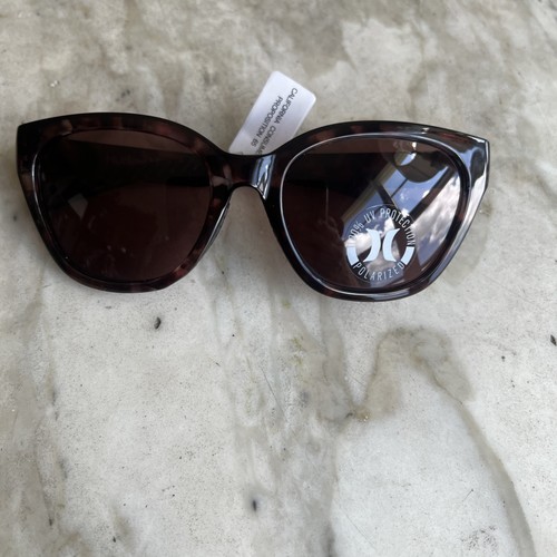 Hurley Polarized Women's Lilac Demi Squared Cat Eye Sunglasses - HSL1011OP 526 - Picture 8 of 12