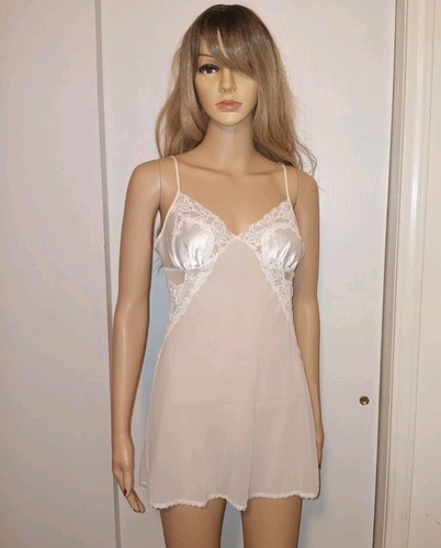 4 Piece Lot Victoria's Secret Lingerie Medium Babydoll Chemise Nightie Sleepwear - Picture 7 of 24
