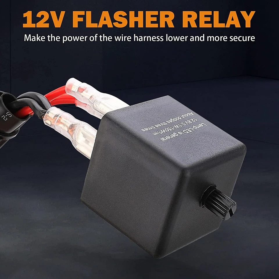 Universal UTV Rocker Switch Turn Signal Kit for UTV Side Row Vehicle Harness - Image 2 of 4