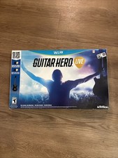 Guitar Hero Live Wii-U Video Game Bundle Wireless Controller  New In Box