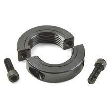 RULAND TSP-24-6-F-LH Shaft Collar, LH Thread, 1.5"x6, Steel, Number of Pieces: 2