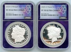 2025-S Proof Morgan & Peace Silver Dollar $1 NGC PF70 Ultra Cameo