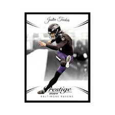 Justin Tucker 2024 Panini Prestige #27 Baltimore Ravens Football Card NM