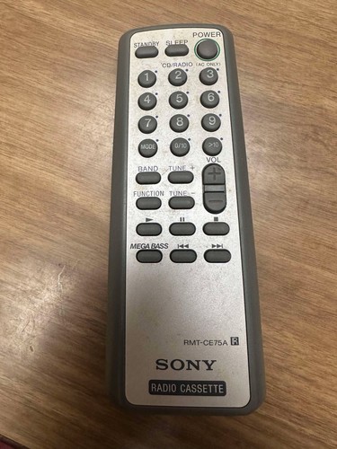 Sony OEM Radio Cassette RMT-CE75A Remote - Picture 1 of 3