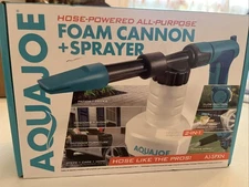 Aqua Joe 2-in-1 Hose-Powered All-Purpose Adjustable Sprayer Foam Cannon NEW