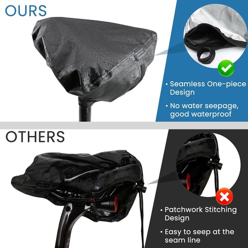 Waterproof Bicycle Seat Cover Outdoor Rainproof Sunproof Dustproof Protective... - Picture 5 of 8