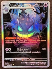 Pokemon Fanart Gengar Card