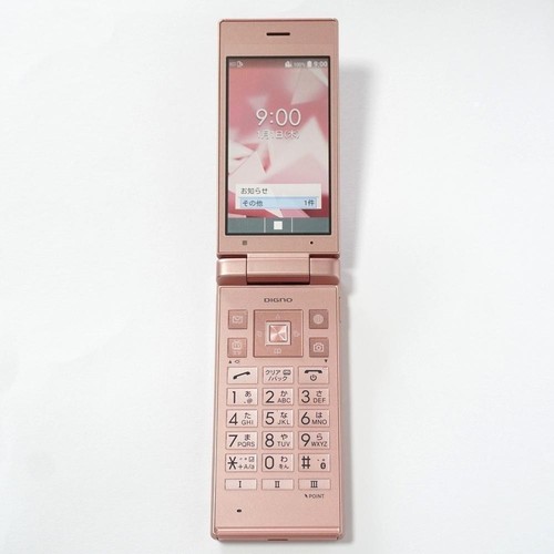 Kyocera 701KC Digno Keitai 2 Pink Android Flip Unlocked SIM Free Used Tested