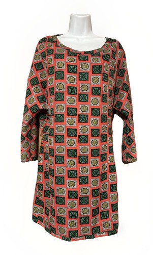 NWT SAVE THE QUEEN Double-Sided Green Red Black Mixture Zip Back Dress Size XS