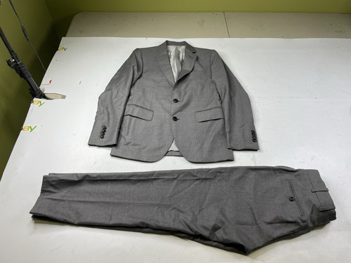 Brooklyn Schneideranzug 2-teilig grau VBC Wolle Jacke Hose Größe 04/02