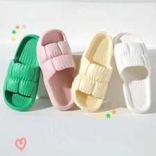 Soft Bottom Slippers   Non-slip Summer Sandals for Men  Women, Home  Bathroom