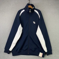Sean John Track Jacket Mens XXL Navy White Y2K Hip Hop Urban Streetwear Full Zip