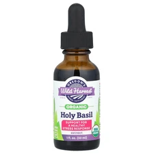 Organic Holy Basil Extract, 1 fl oz (30 ml)