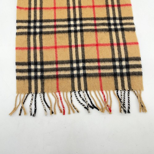 Auth Burberry Nova Check Pattern Cashmere Long Scarf Set of 2 NS070505 - Picture 20 of 24