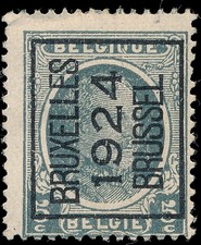 Zgrill89 Belgium Stamp Precanceled  Bruxelles 1924 Brussell  