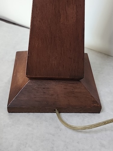 Mission Arts & Crafts Style Stained Glass Single Socket Table Lamp 21" X 11" - Picture 11 of 22