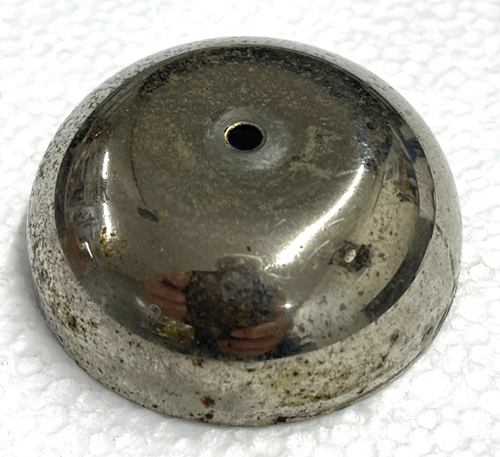 Antique Tuned Clock Bell 1 3/4" Wide 5/8" High