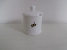 SOPHIE ALLPORT BUSY BUMBLE BEE AND POLKA DOTS DESIGN BONE CHINA PRESERVE POT JAR