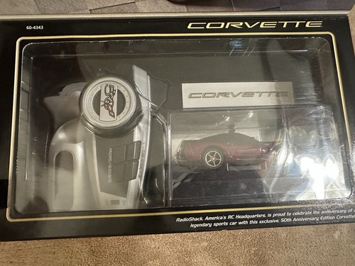 NEU Corvette-Radio Shack ferngesteuerte 50th Anniversary Corvette NEU IN BOX - Bild 2 von 4