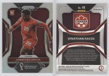2022 Panini Prizm World Cup Qatar Silver Prizm Jonathan David #49