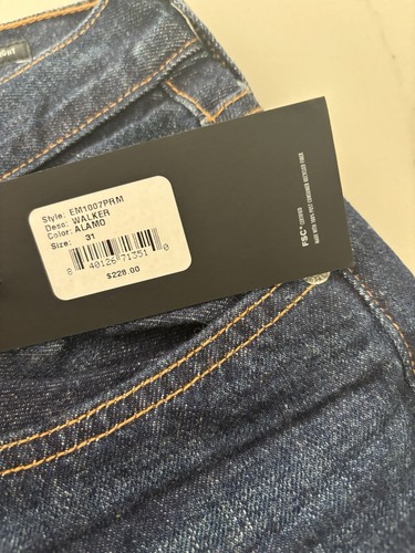 NWT Mens Edwin Jeans, Walker Style in the color Alamo, Size 31x33 MSRP $228 - Picture 5 of 7