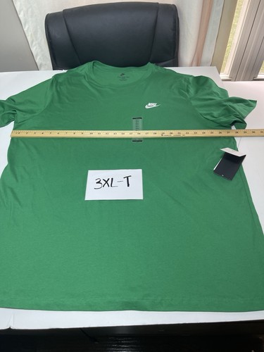 Nike Sportswear Club Men's T-Shirt Big & Tall Sz 3XLT Green New - Picture 5 of 6