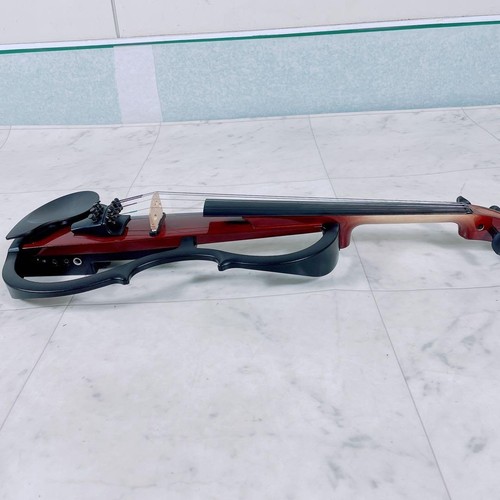 YAMAHA SV-130 Electric Silent Violin Black w/Box,cable tested From Japan - Picture 7 of 10