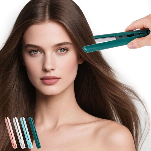 Womens Professional Mini Hair Iron Hair Straightener Curler Hair Irons Portable - Picture 2 of 21