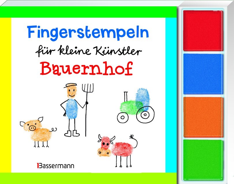 Thumbnail - Norbert Pautner Fingerstempeln F.kl. Künstler- Bauernhof-set