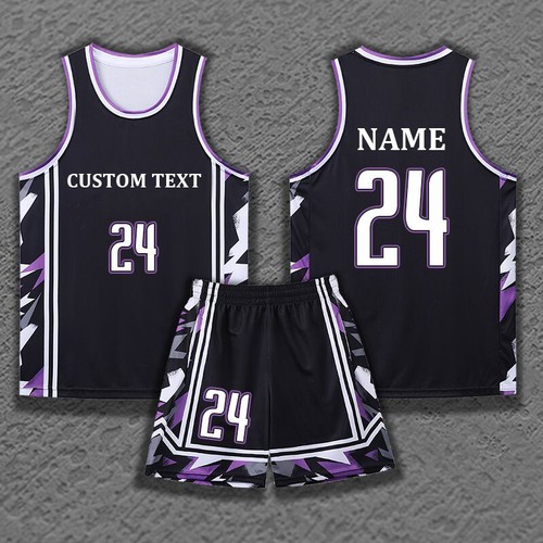 Youth Adult Customized Basketball Jersey Personalized Mesh Tank Team Name Number - Picture 15 of 31