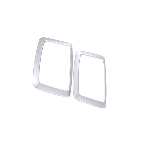 Fit For BMW 7 Series 2016-2021 2022 Matte Silver Rear Makeup Mirror Frame Trim - Picture 9 of 12