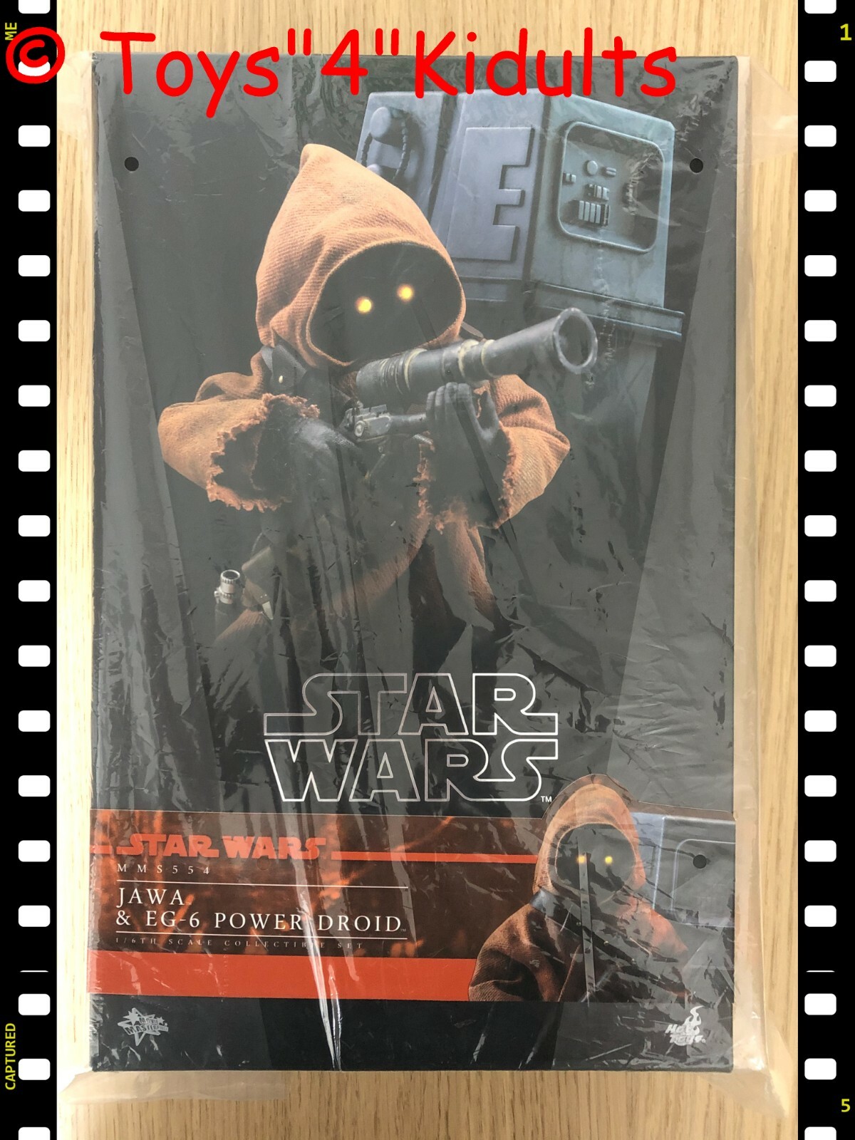 Hot Toys MMS 554 Star Wars Episode IV A New Hope Jawa & EG-6 Power Droid Set NEW