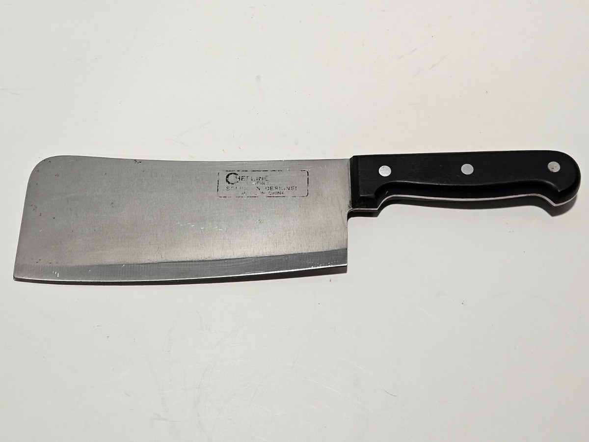 Vintage Chefline Solingen Designed Stainless Steel Cleaver 7 Vintage Chefline Solingen Designed Stainless Steel Cleaver 7