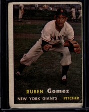 1957 Topps #58 Ruben Gomez Trading Card