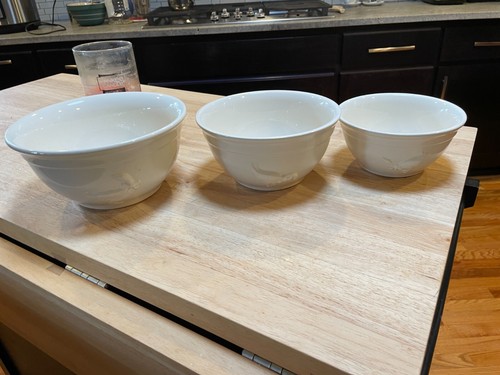 VTG Set of 3 McCoy Mixing/Nesting Bowls Pottery #2106-2107-2108- Goose USA - Picture 2 of 8