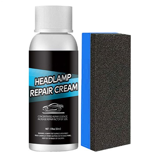 Pro Car Headlight Lens Restoration Repair Kit Polish Cleaner Cleaning Tool - Picture 13 of 14