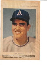 1954 Philadelphia Inquirer Album of Baseball Stars, Athletics, Arnold Portocerre
