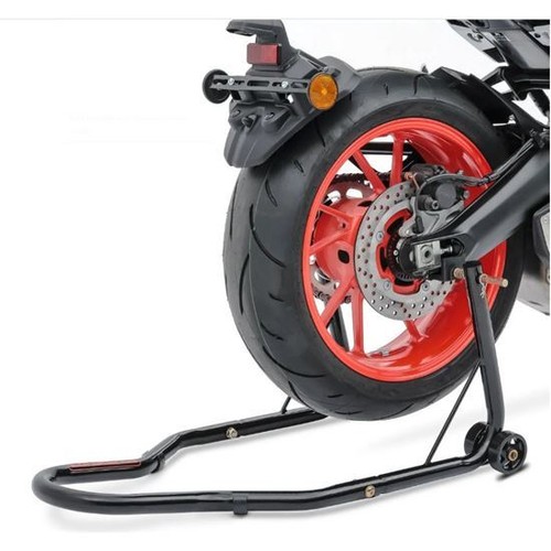 CABALLETE ELEVADOR TRASERO MOTO CLASS NEGRO soporte L - Imagen 2 de 5