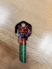 TIGER PRINTED KWIKSET KW1/KW10 KEYBLANK - READ DETAILS BELOW