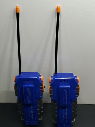 Nerf Walkie Talkies Blue Gray & Orange Works Well - Picture 4 of 6