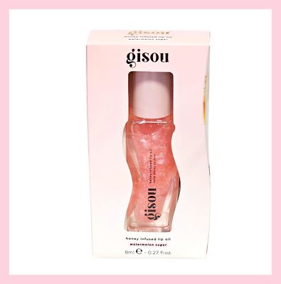 Gisou ❁ ハニーリップオイル ウォーターメロン Amazon.com : Gisou Honey Infused Hydrating Lip Oil